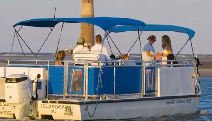 Enjoy an afternoon dolphin cruise outside Charleston.